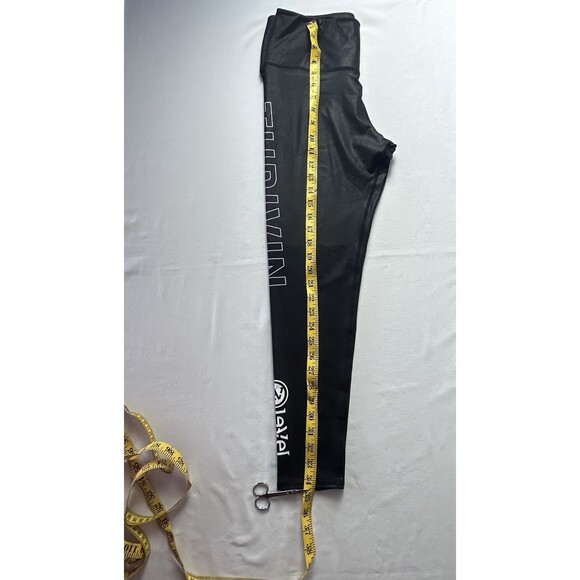 NUX Womens Stella High Rise‎ Leggings Black Size XL NWT - Picture 2 of 8